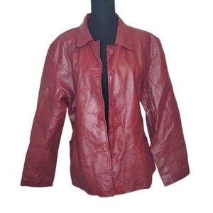 Bagatelle Vintage Leather Jacket XL Red